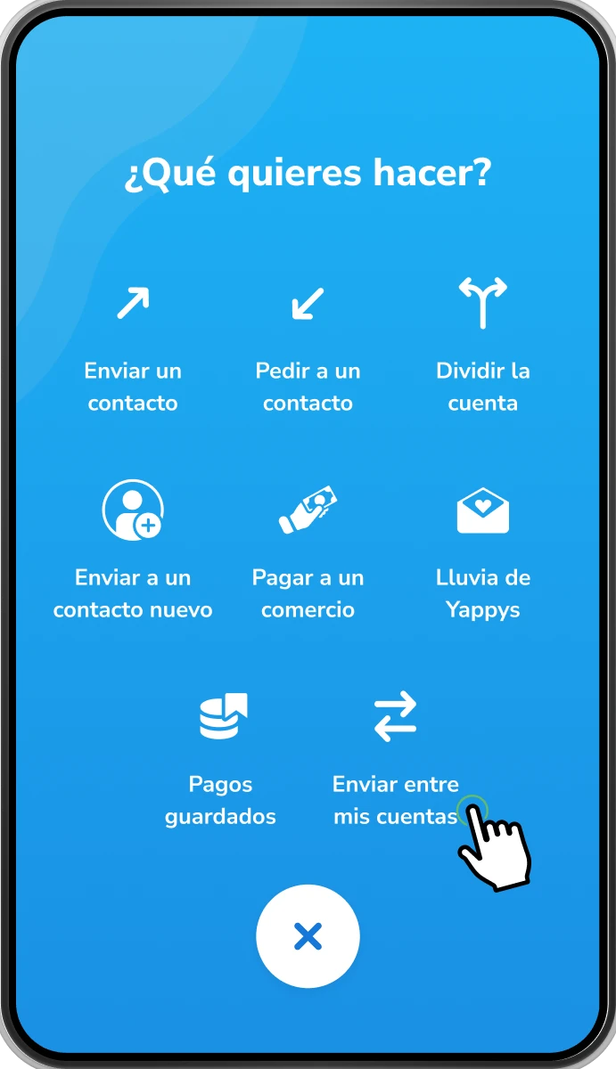 como enviar dinero entre cuentas 2
